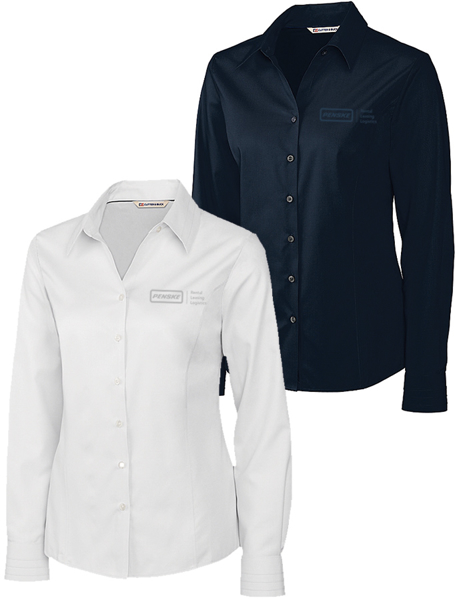 Picture of -D- Cutter & Buck Ladies Fine Twill Dress Shirt