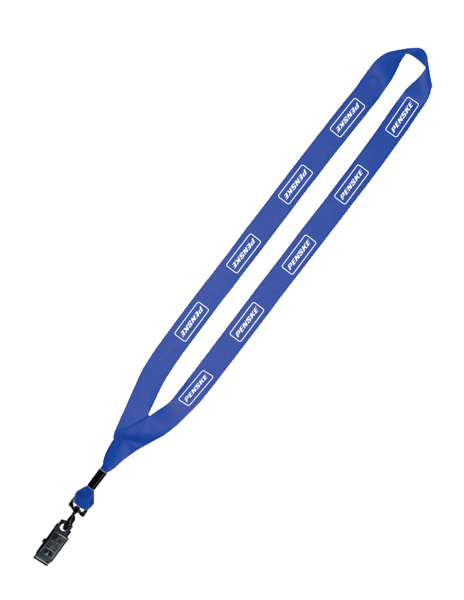 Picture of 3/4" Polyester Lanyard W/Ring and Bullnose