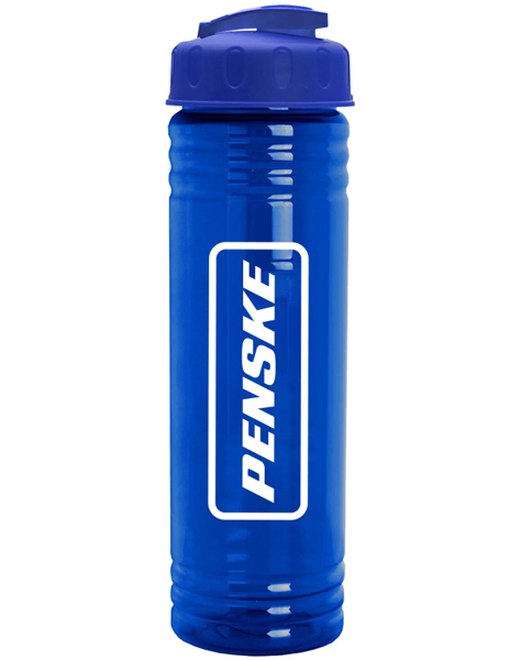 Picture of 24 oz. Slim Fit UpCycle RPET Bottle w/Lid