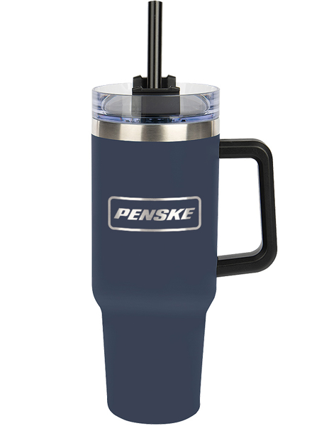 Picture of 40 oz. Intrepid Stainless Steel Tumbler with Straw