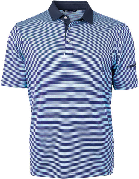 Picture of Cutter & Buck Men's Virtue Eco Pique Micro Stripe Recycled Polo